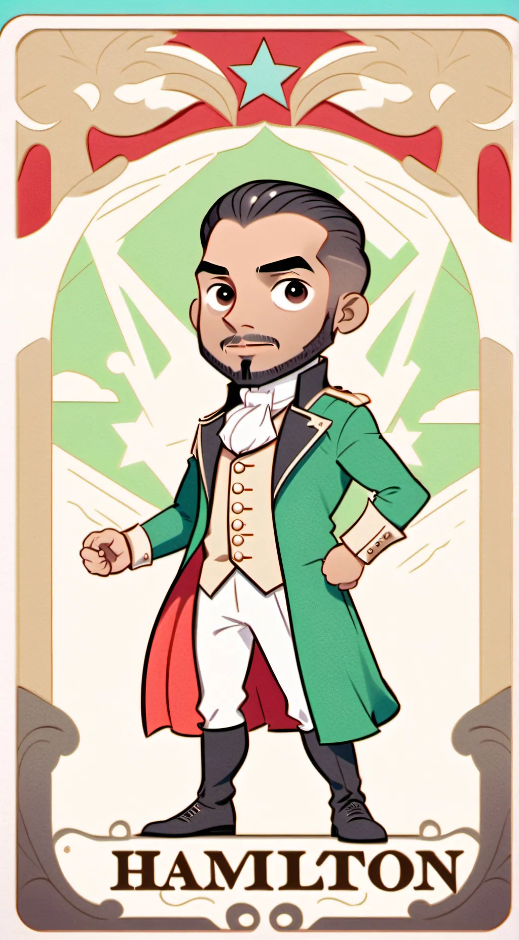 ai character: autistic deku background