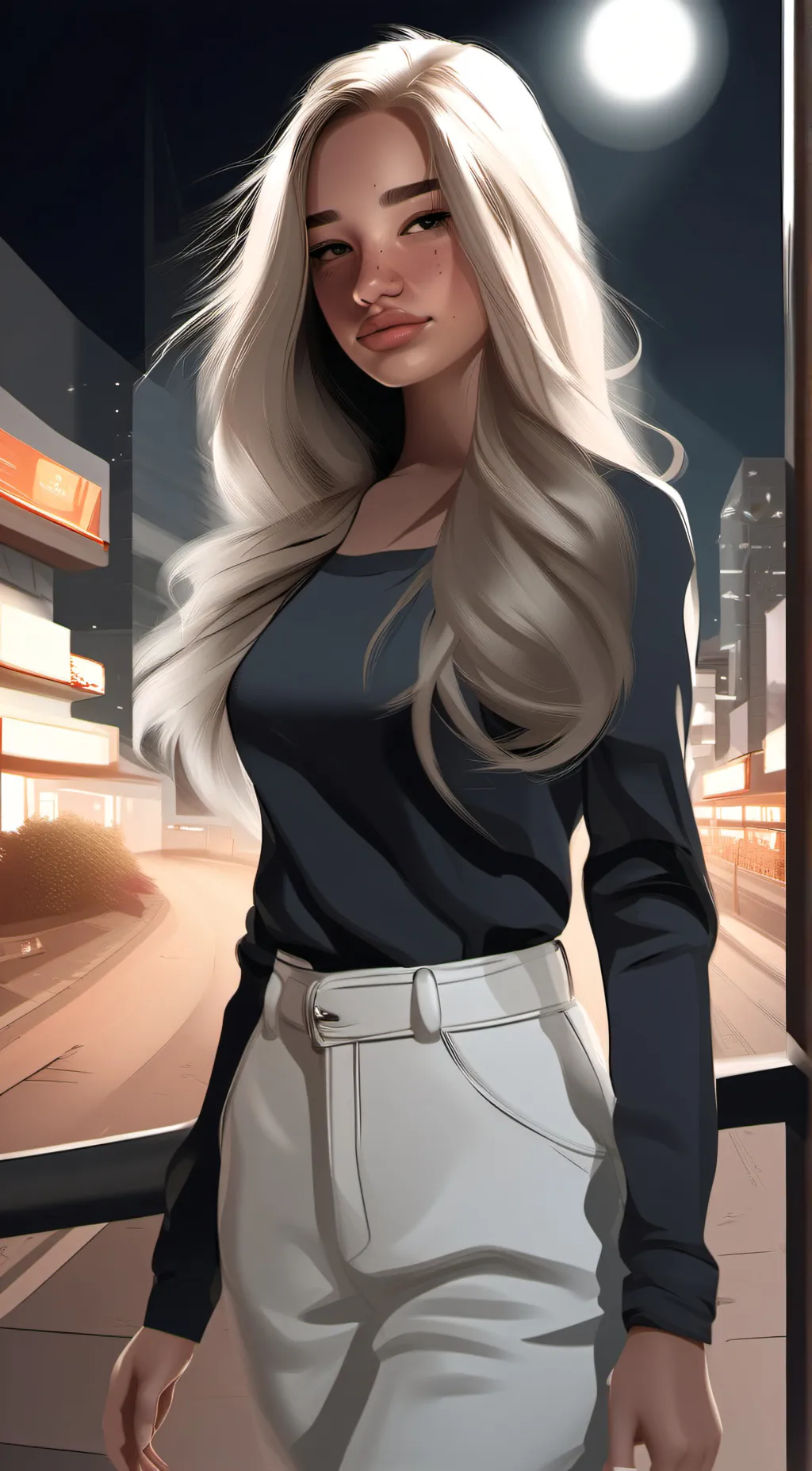 ai character: clara 🤍 background