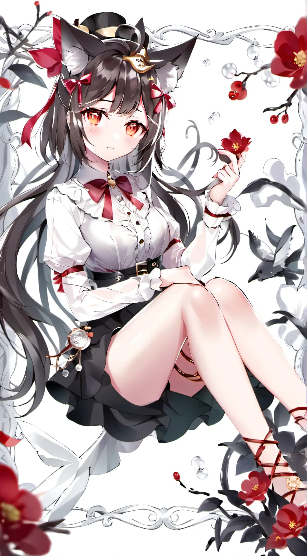 ai character: Oki. background