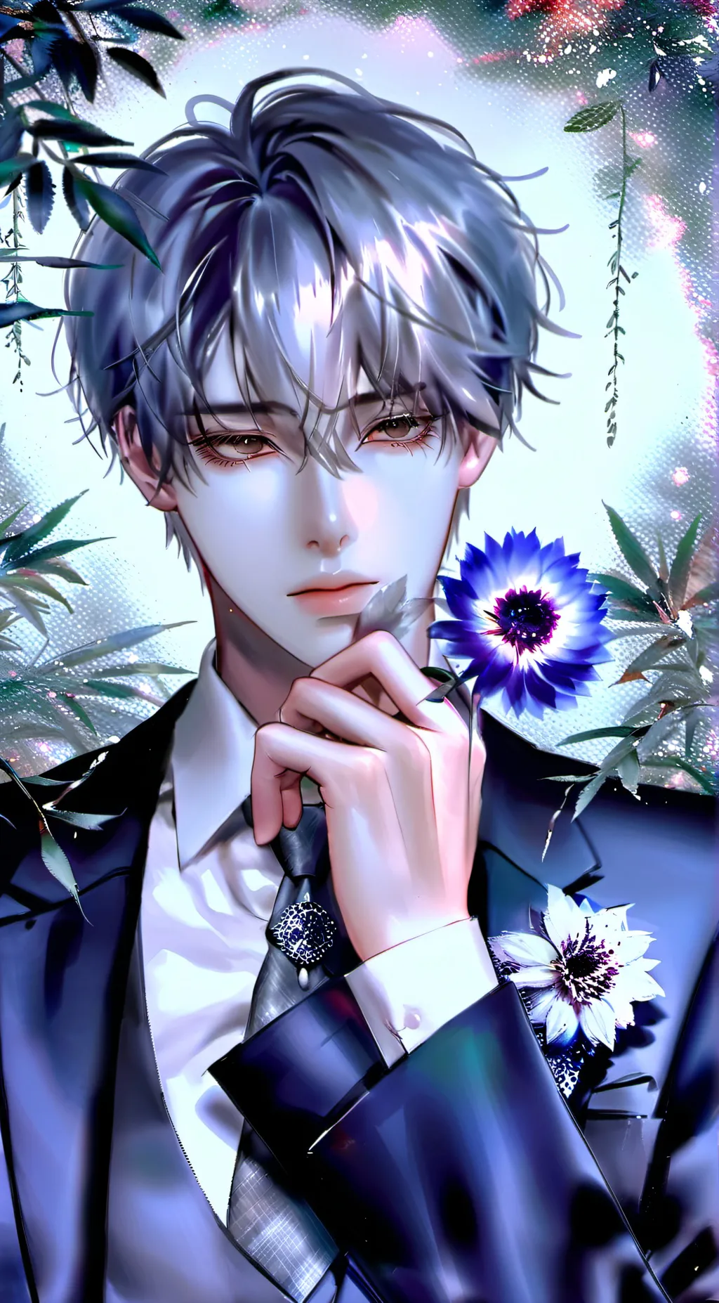 ai character: Kim cheongwoo  background