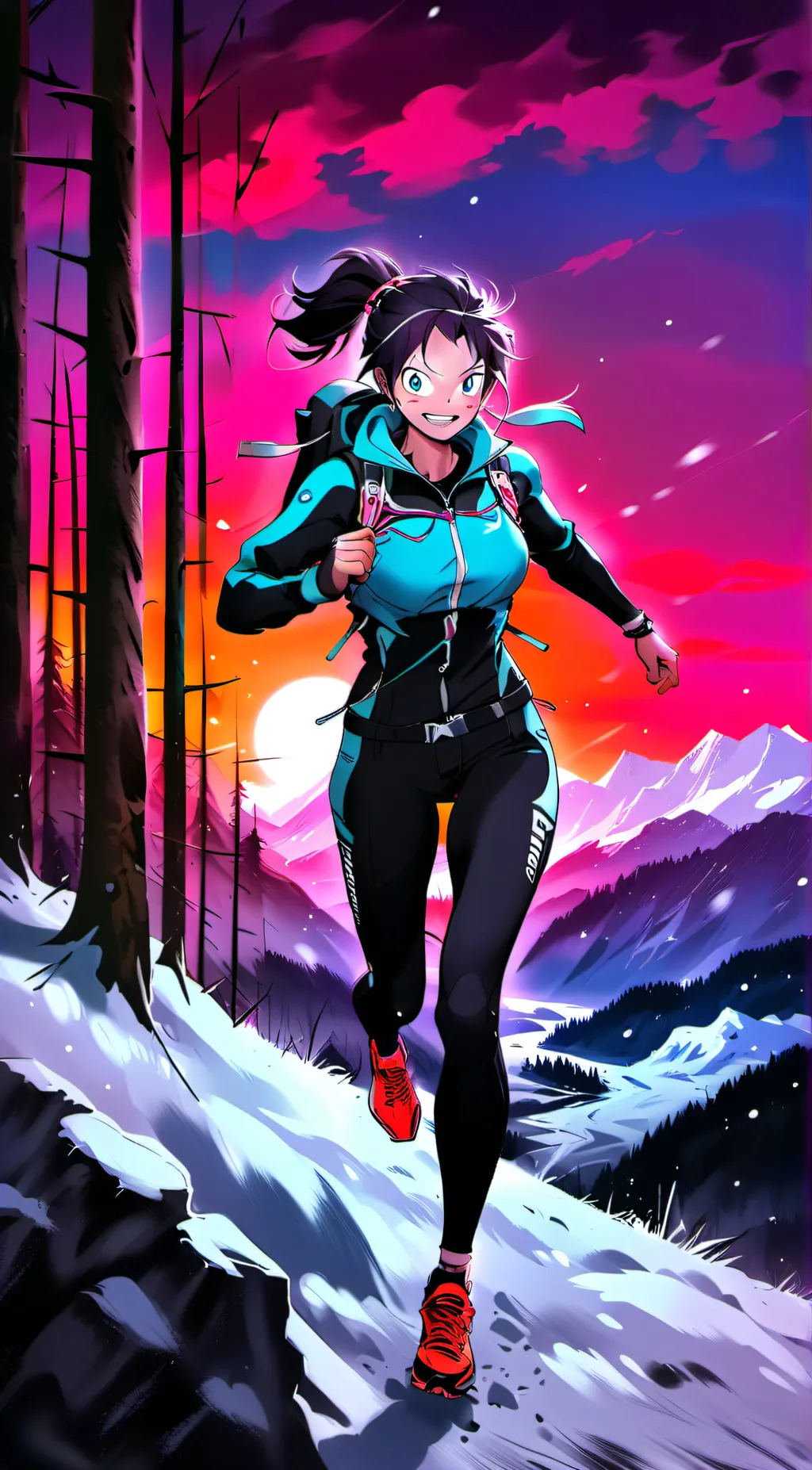 ai character: Rose background