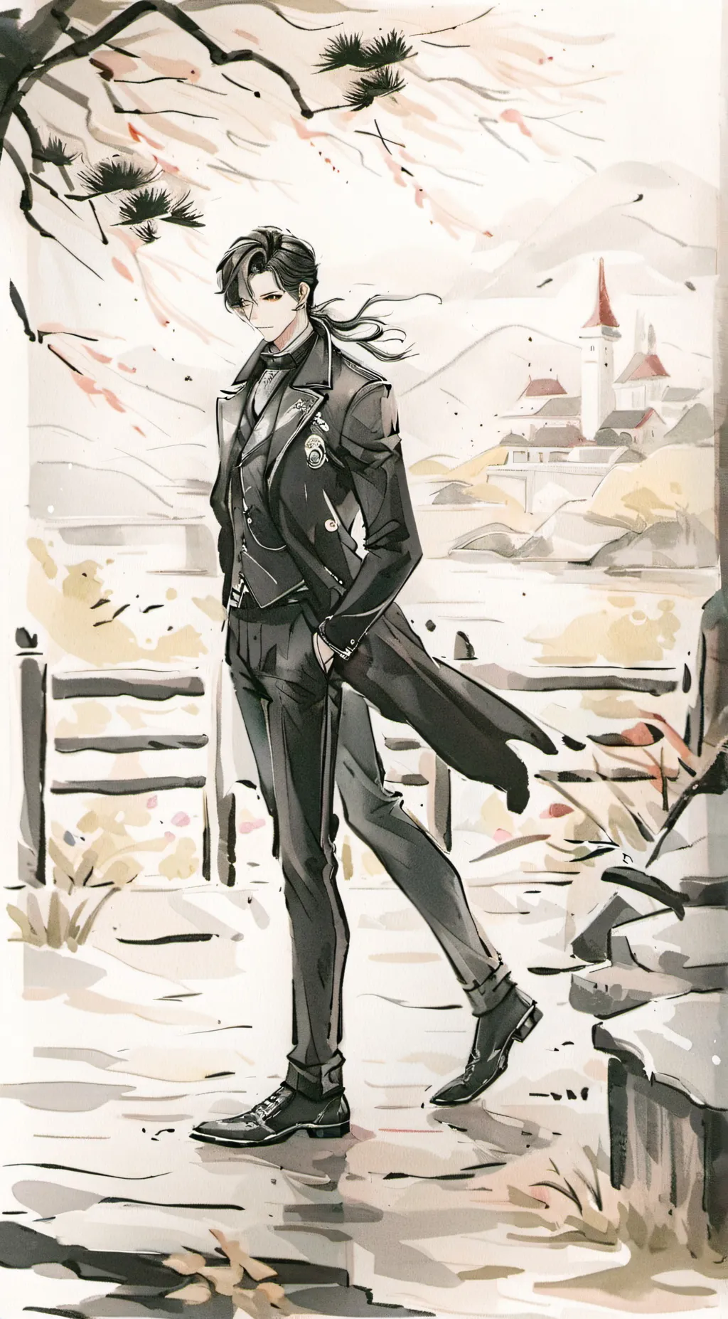 ai character: LLoyd background