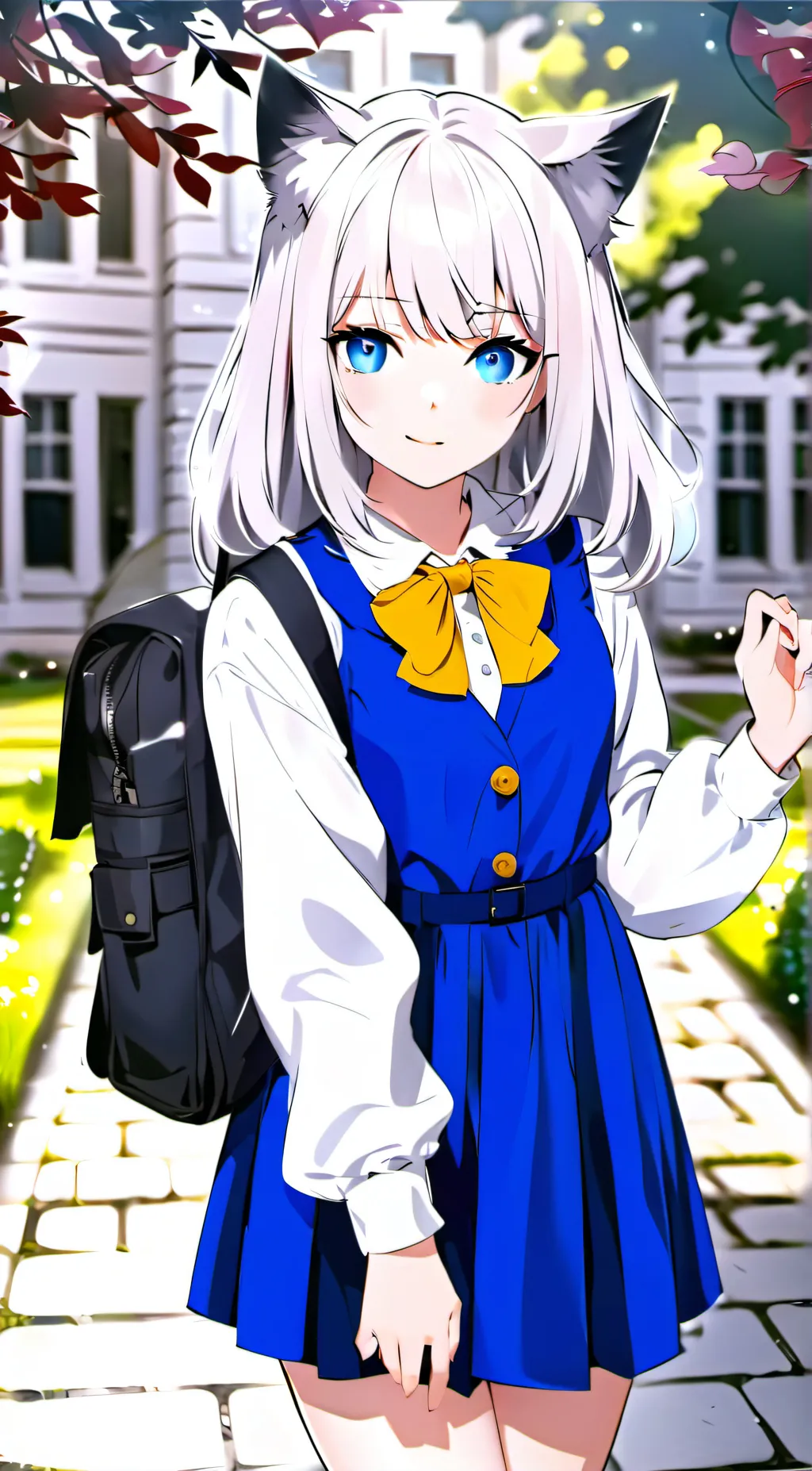 ai character: Rose background