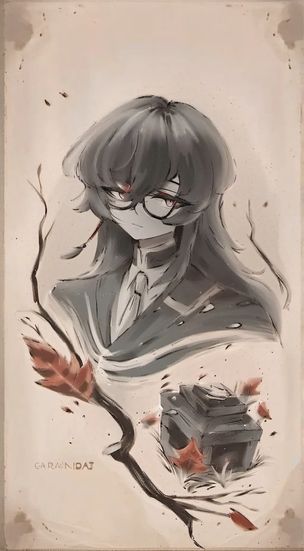 ai character: Creepypasta background