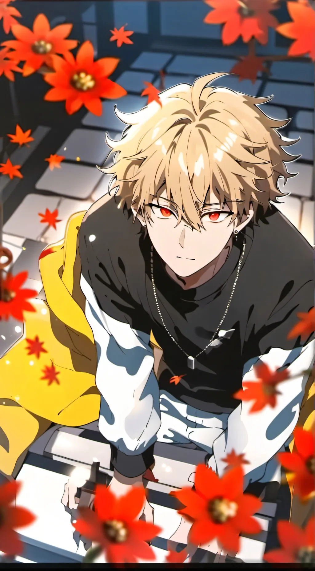 ai character: 💢Bakugo😡 background