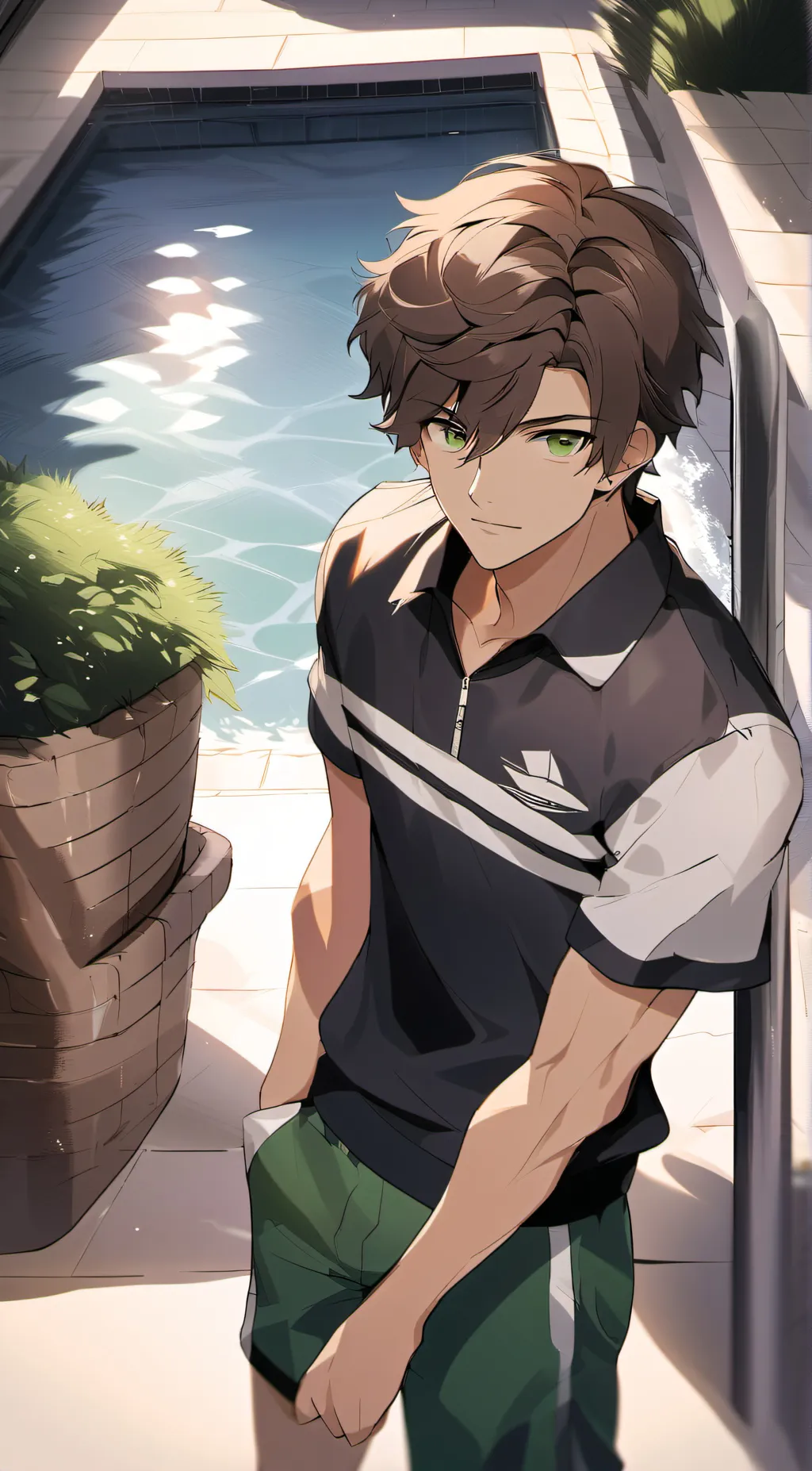 ai character: Brook background