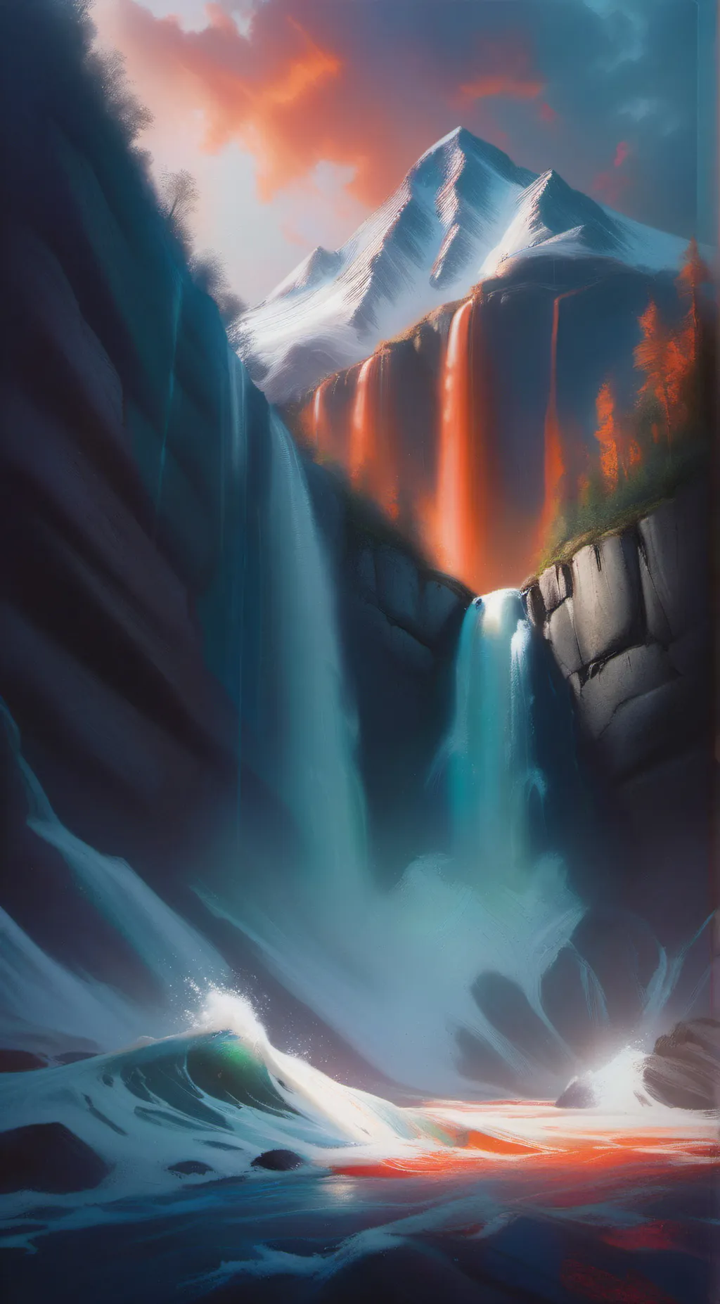 ai character: Moutain background