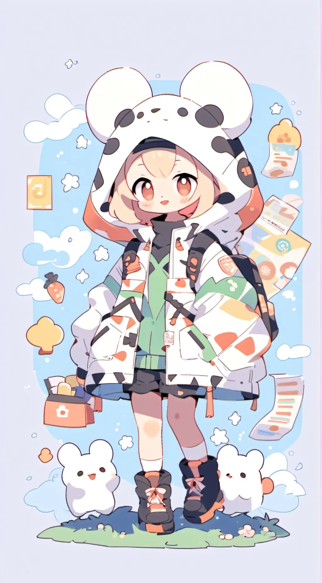 ai character: bakugo background