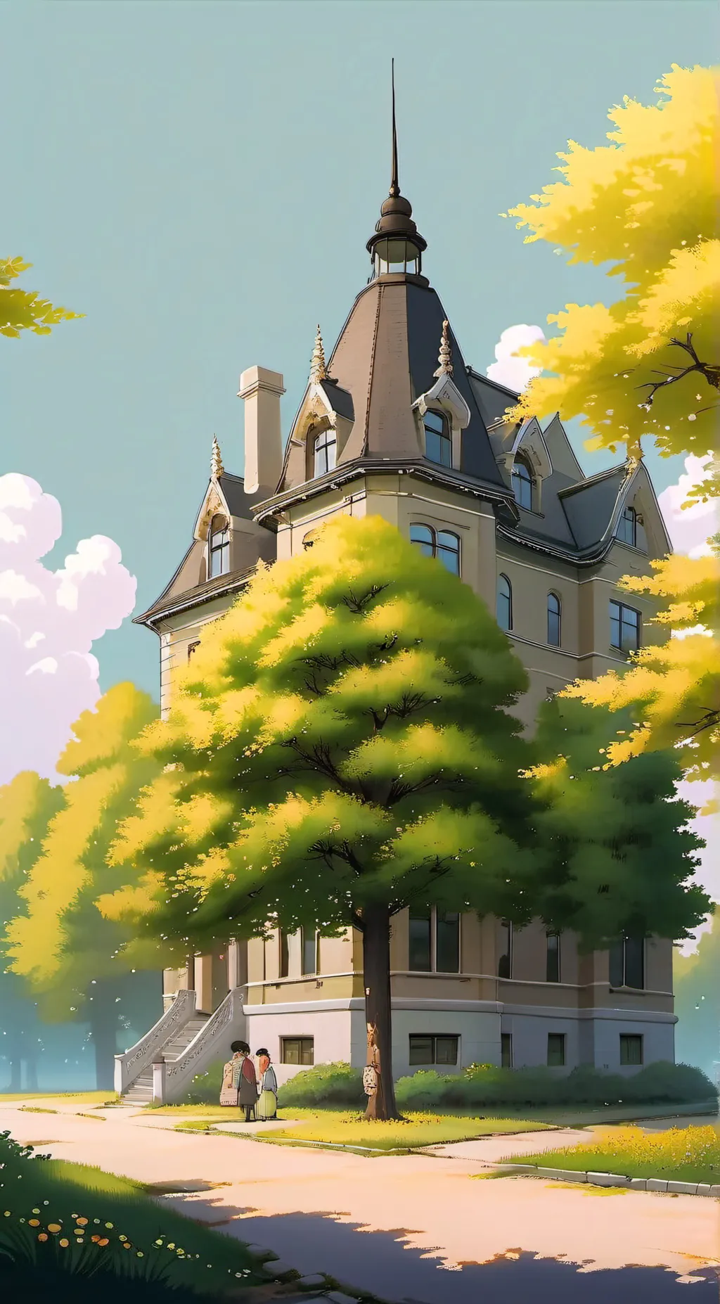 ai character: the school  background