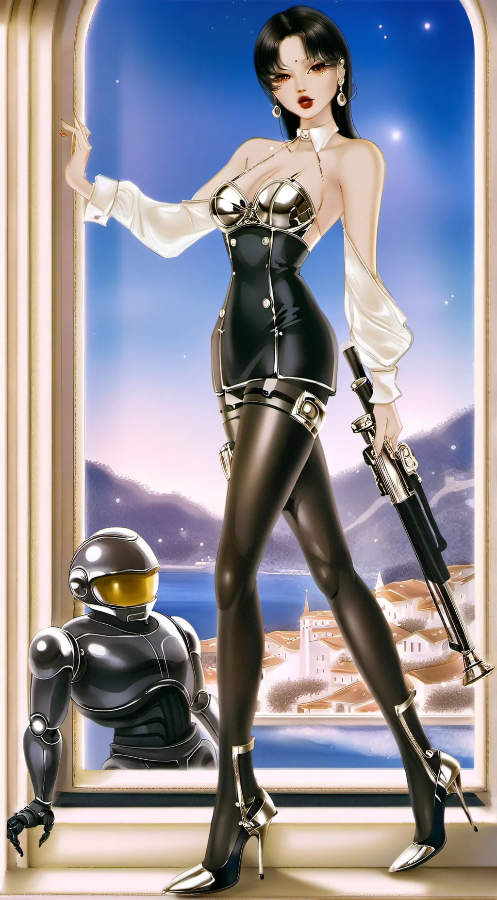 ai character: Ash background