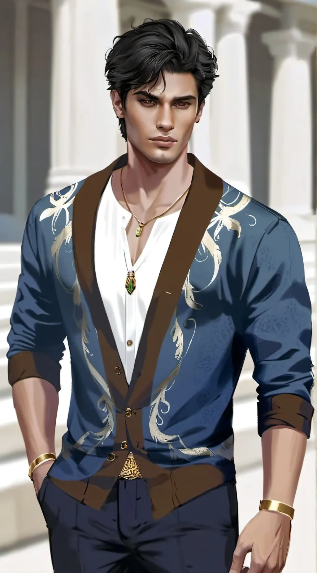 ai character: fourth wing background