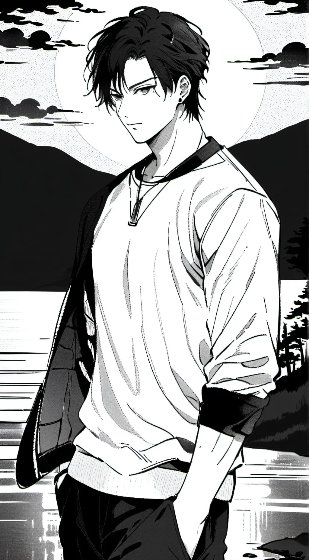 ai character: Giyuu 👍🏻 background