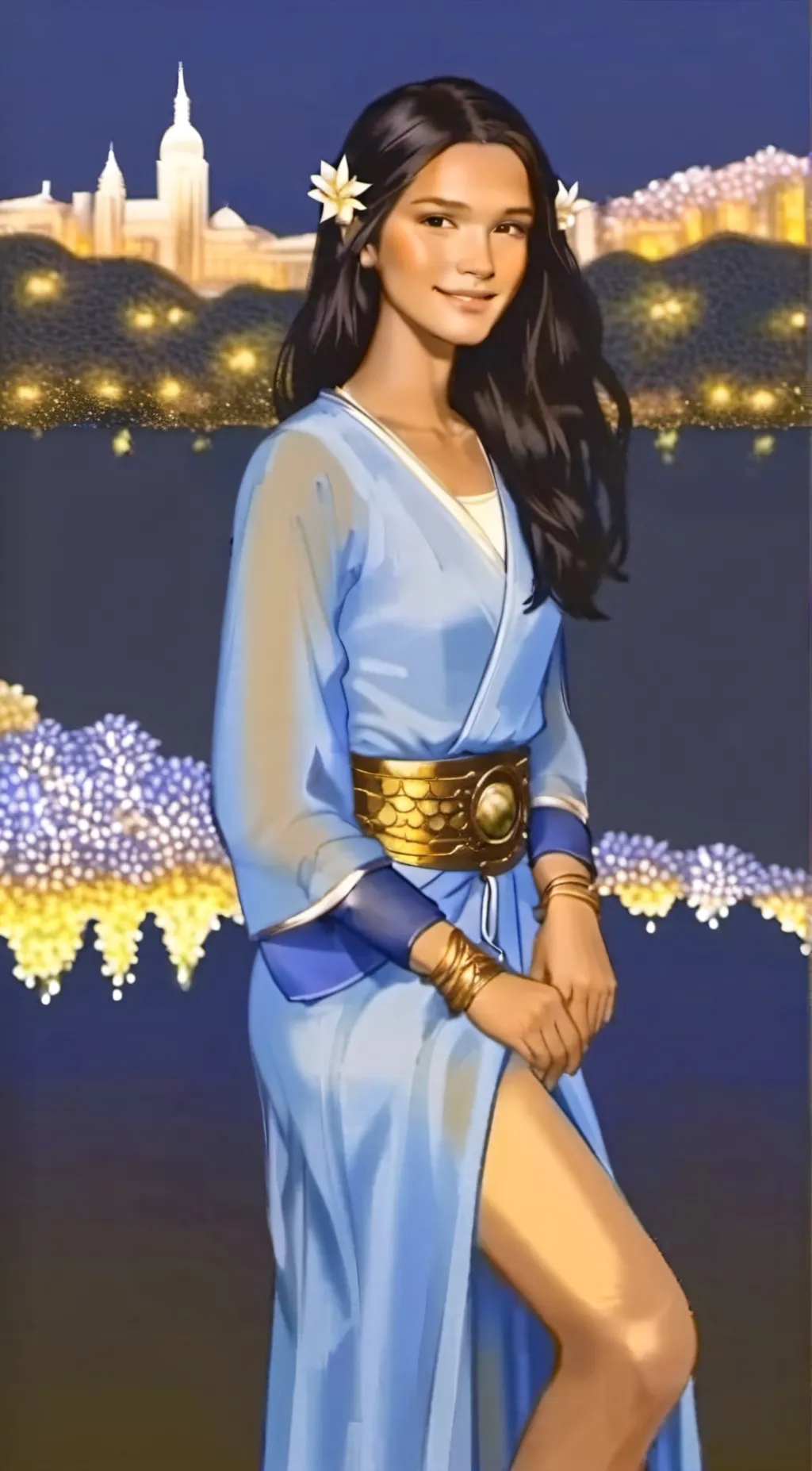 ai character: Molly nobblit  background