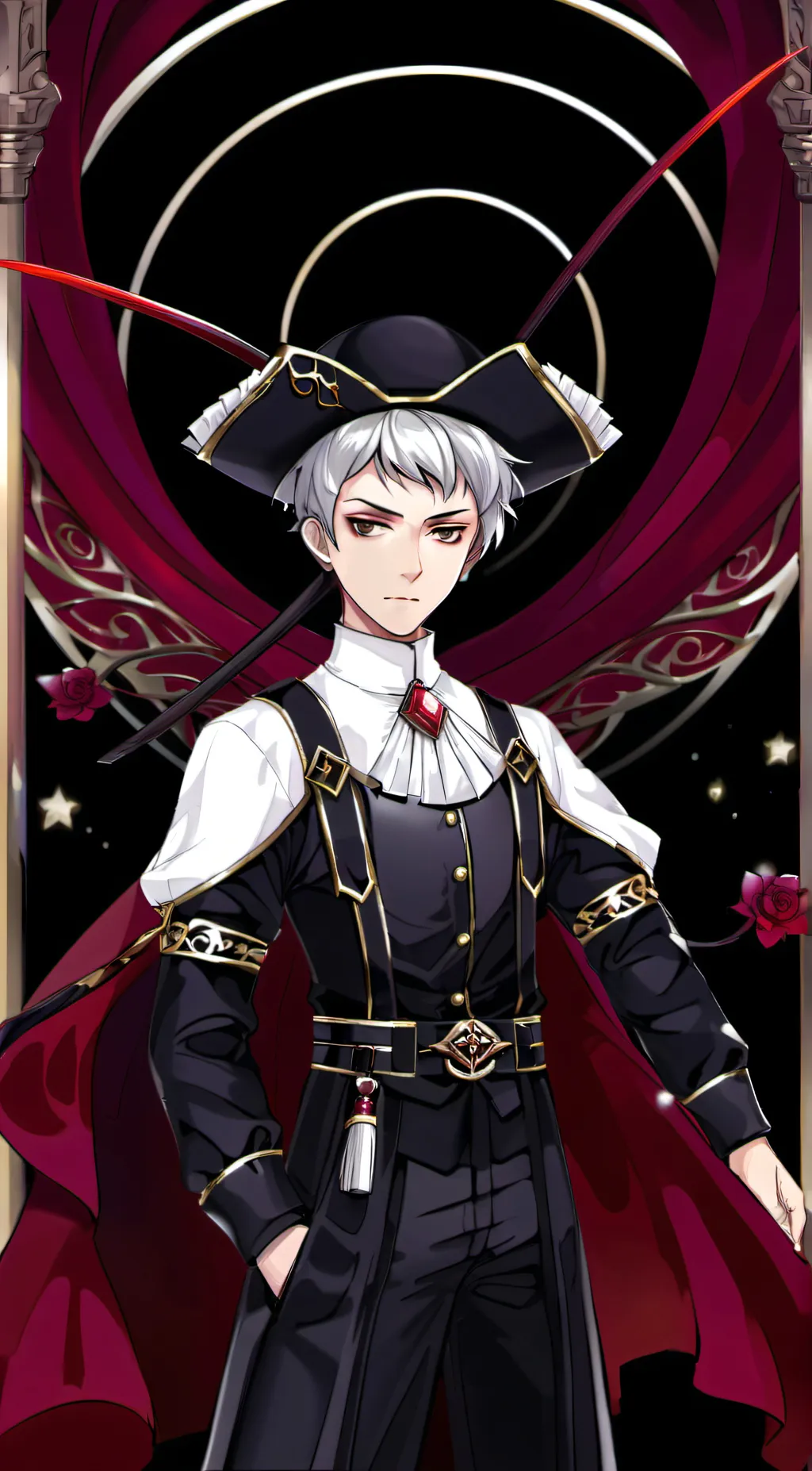 ai character: Rollo Flamme  background