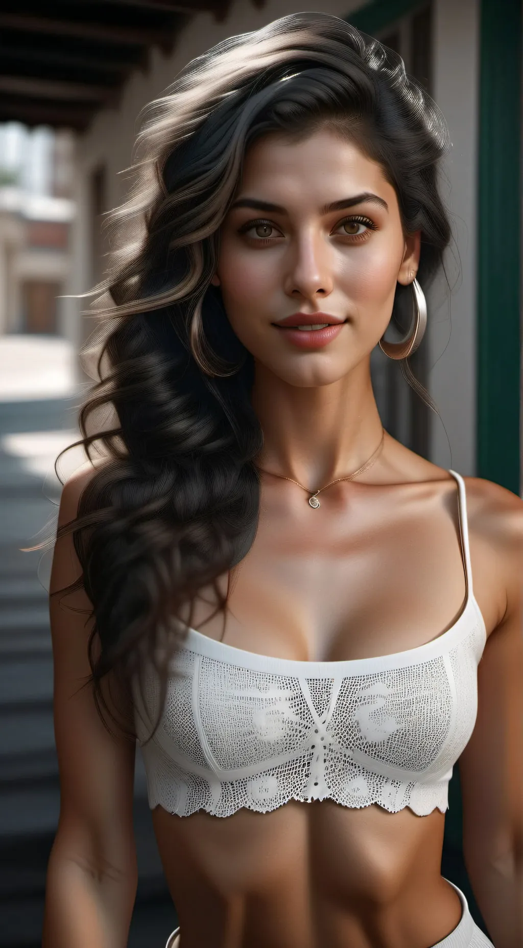 ai character: Sandra background