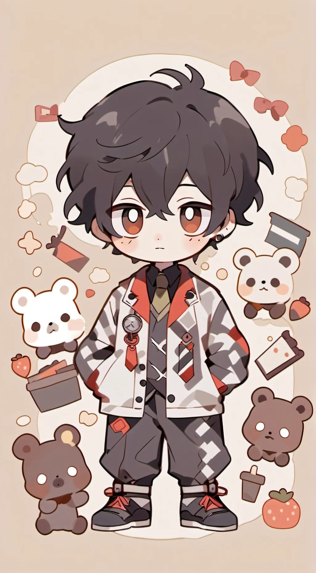 ai character: cam background