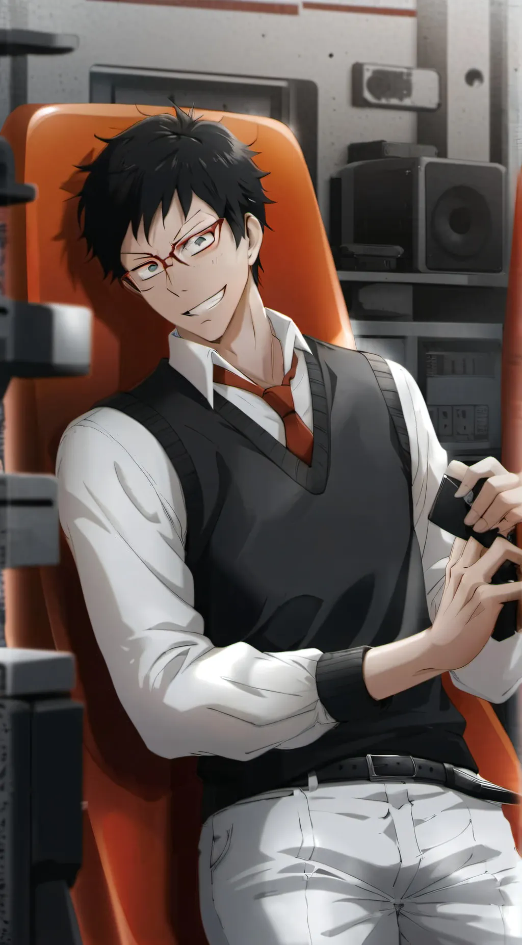 ai character: hanta sero(YOUR bf background