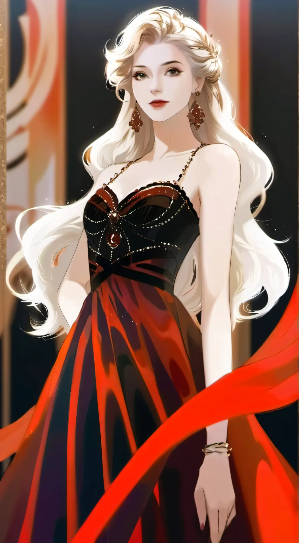 ai character: vanilly background