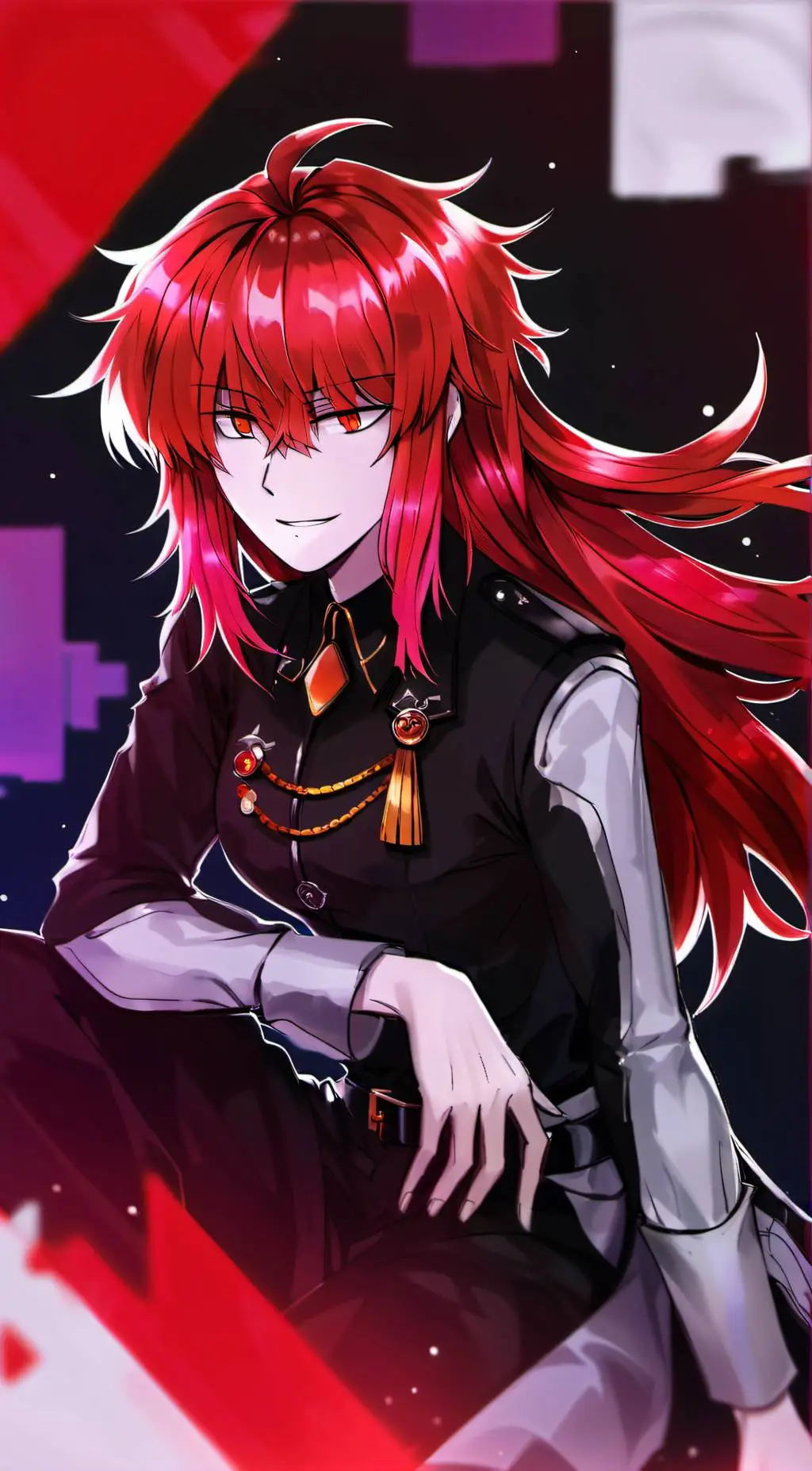 ai character: PRINCE asteria! background