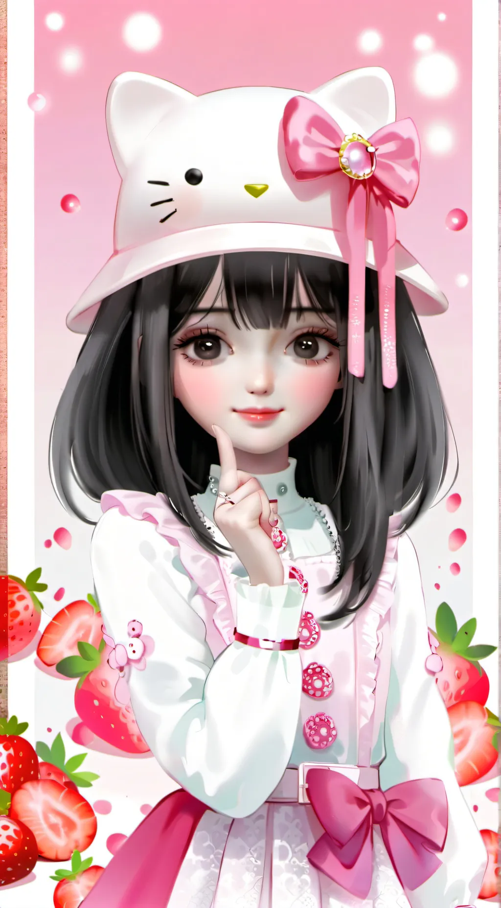 ai character: Love of life background