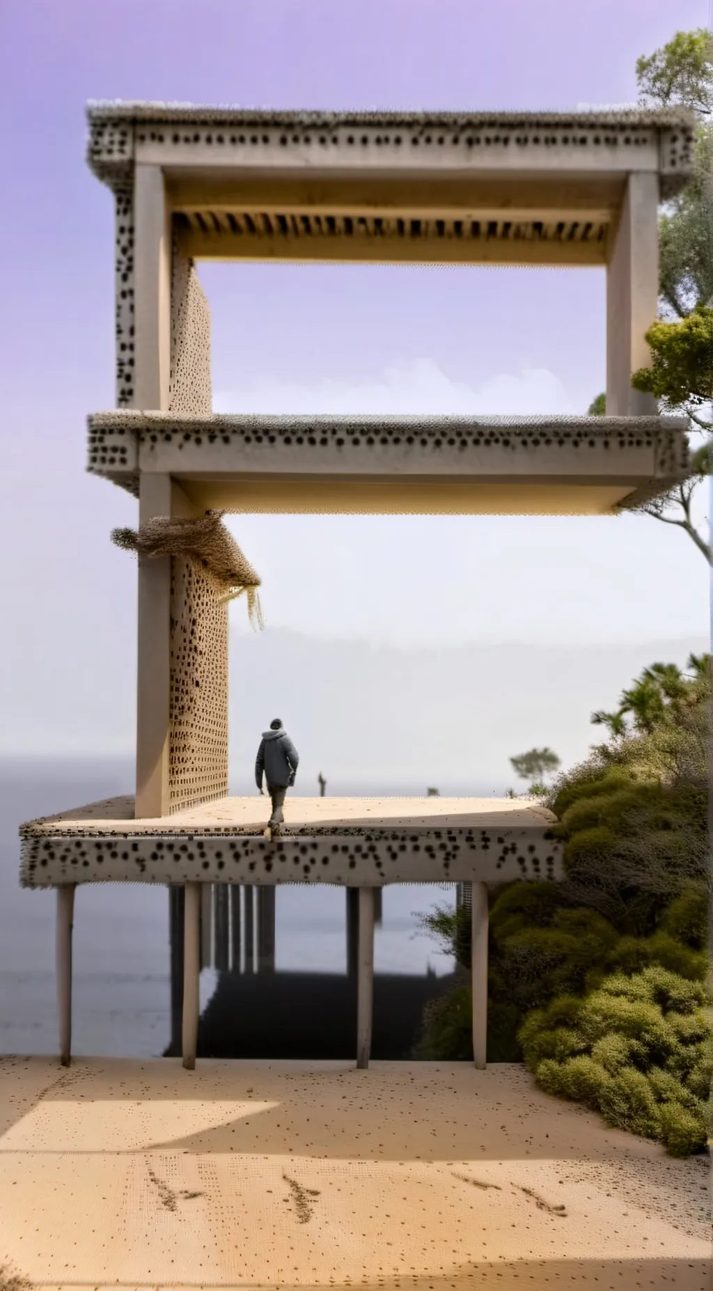 ai character: Desert  background