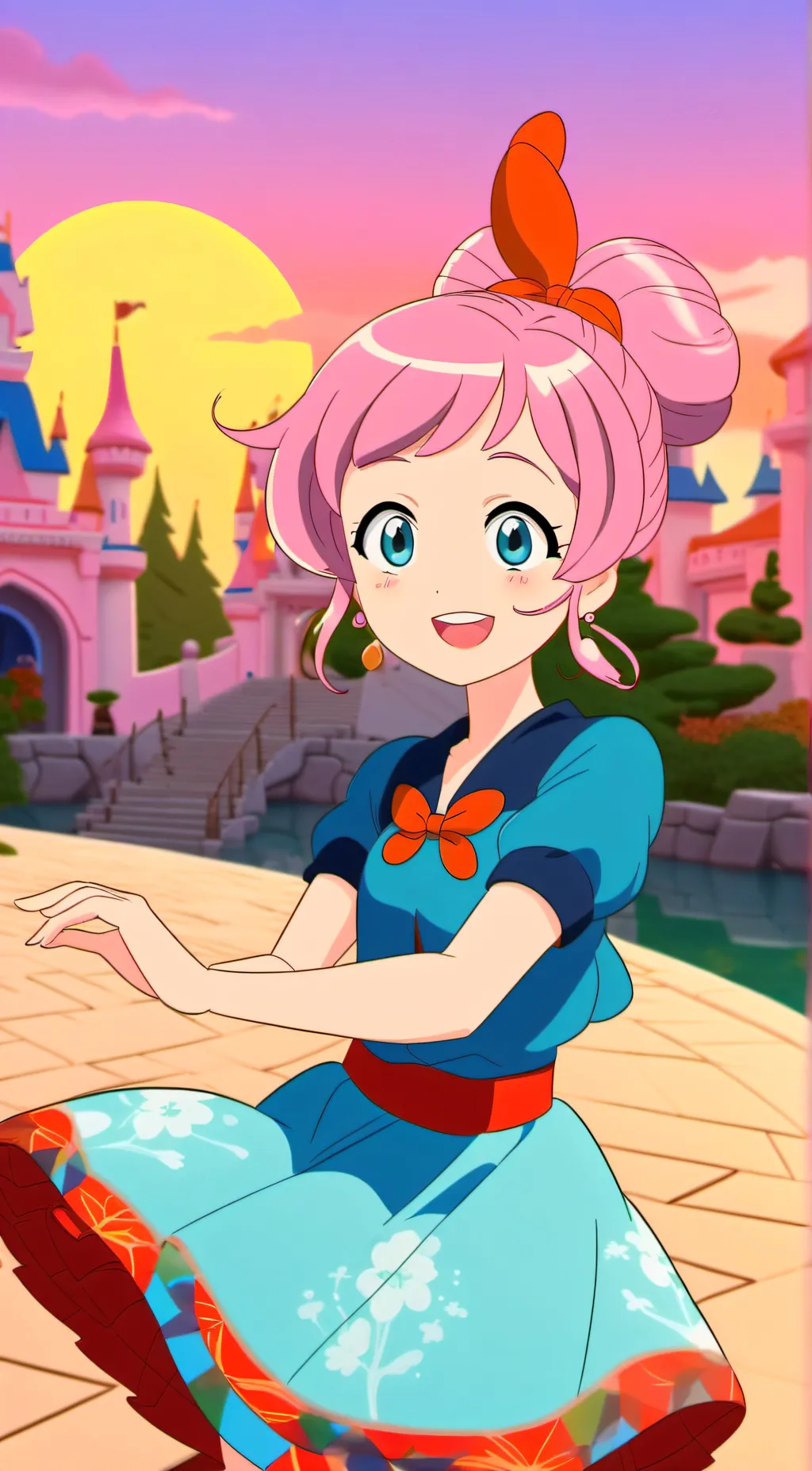 ai character: Momoyama Mirai background