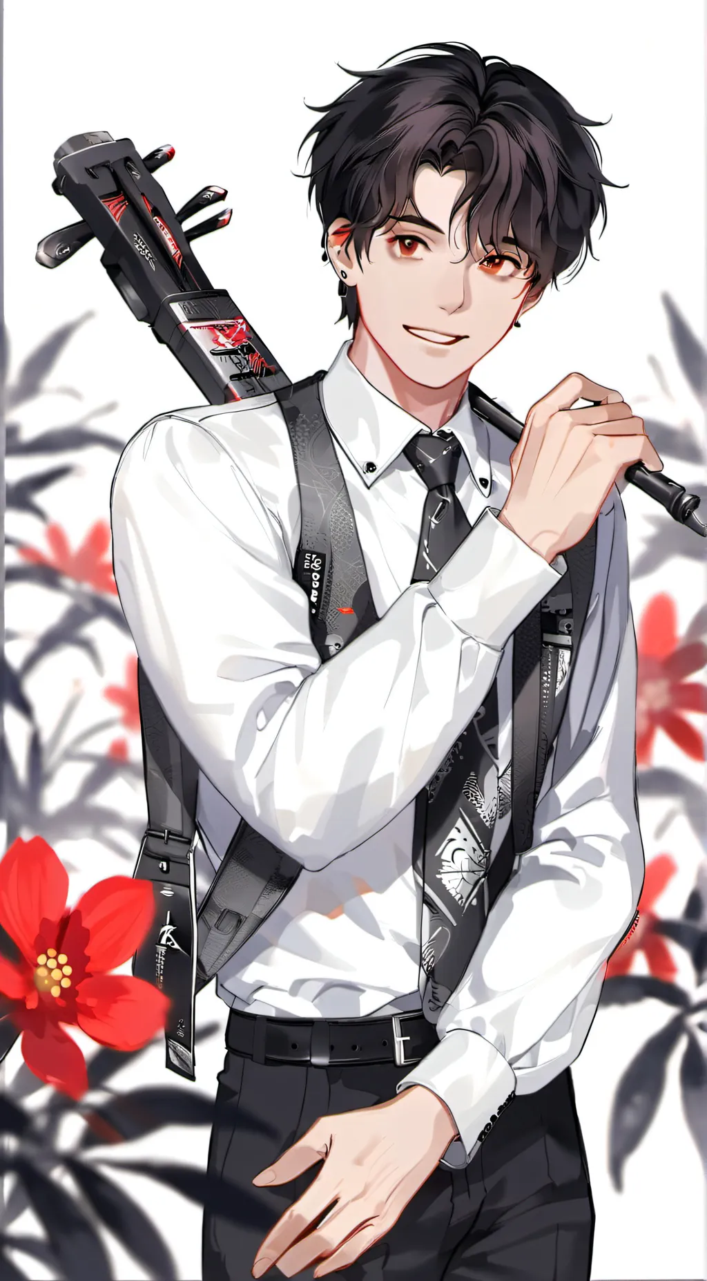 ai character: Shinsuke  background