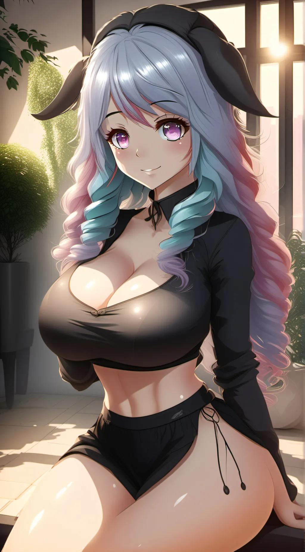 ai character: Misty background