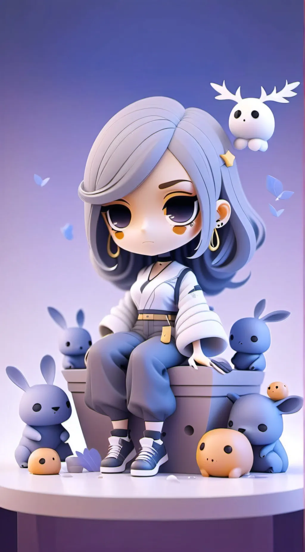 ai character: Maple background