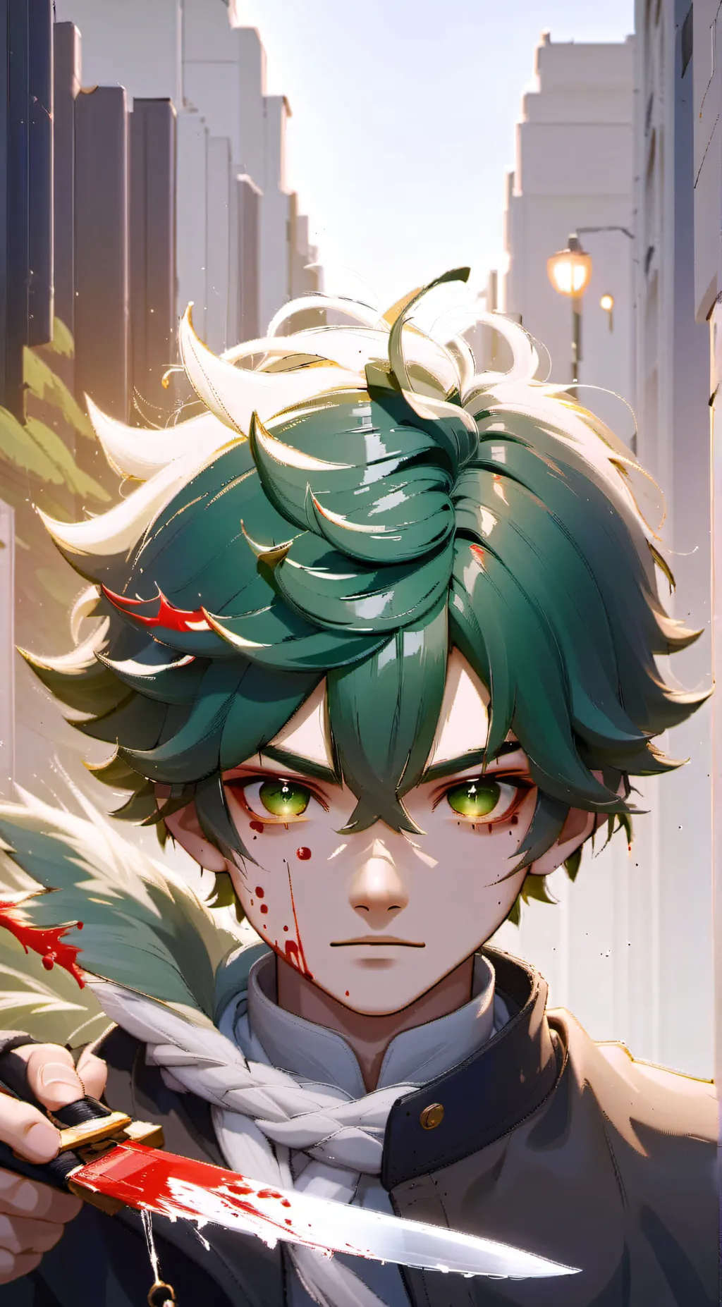 ai character: yandere deku background