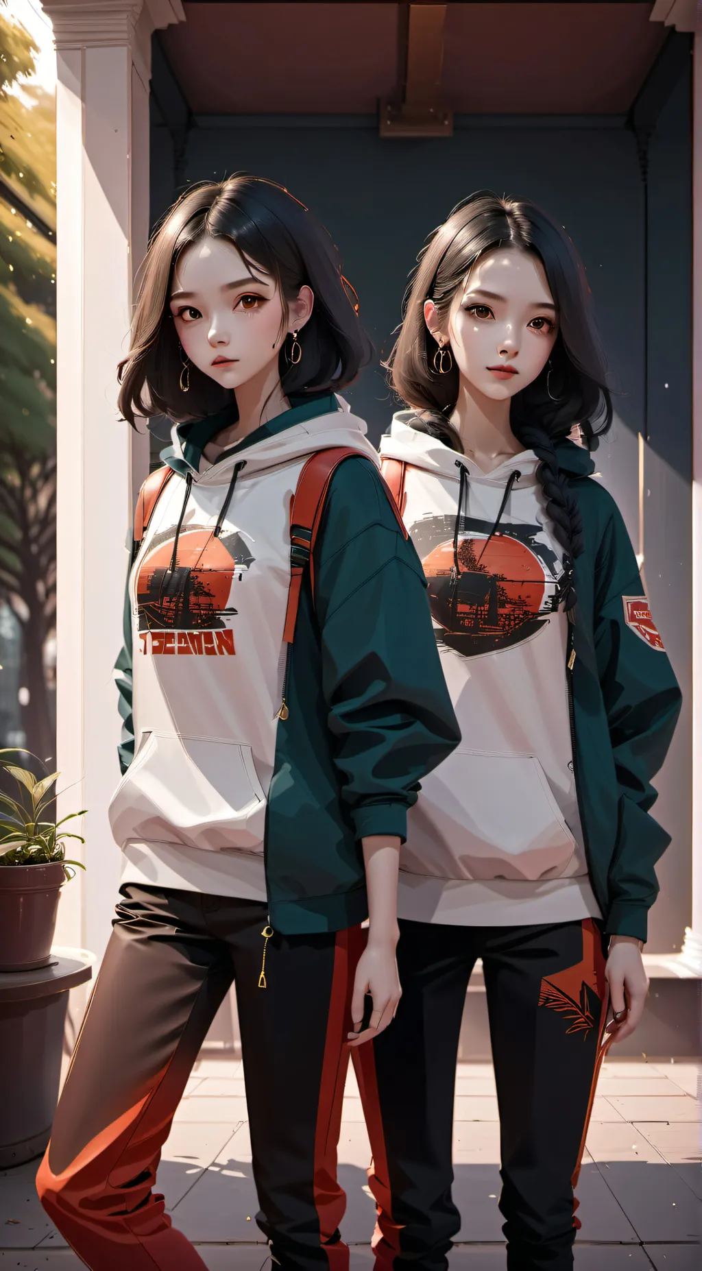 ai character: Camile e Elise background