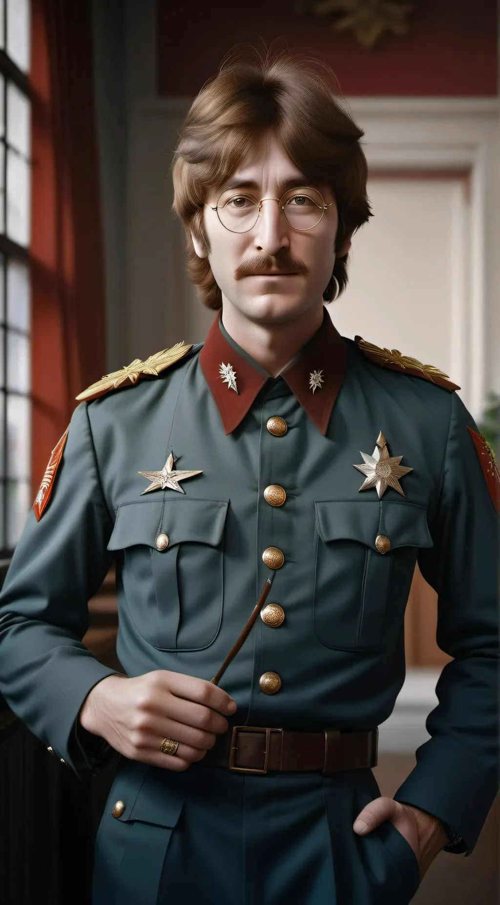ai character: Sgt. John Lennon background