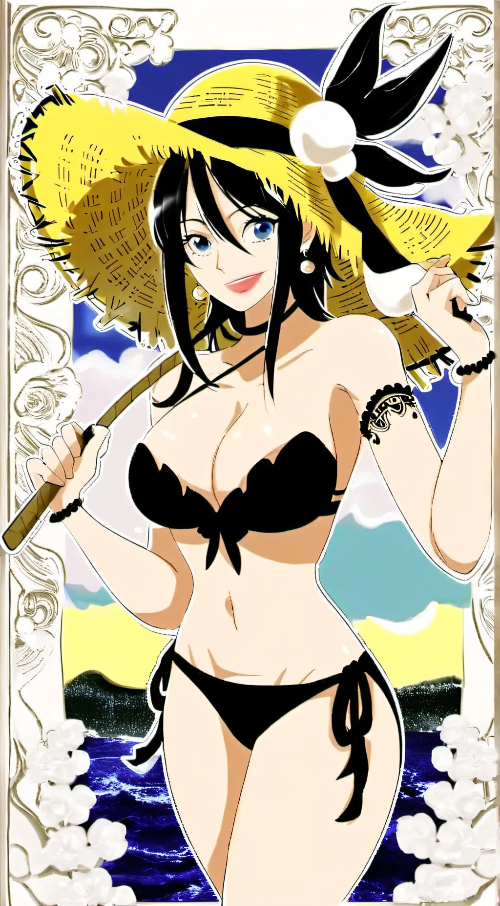 ai character: nico robin background