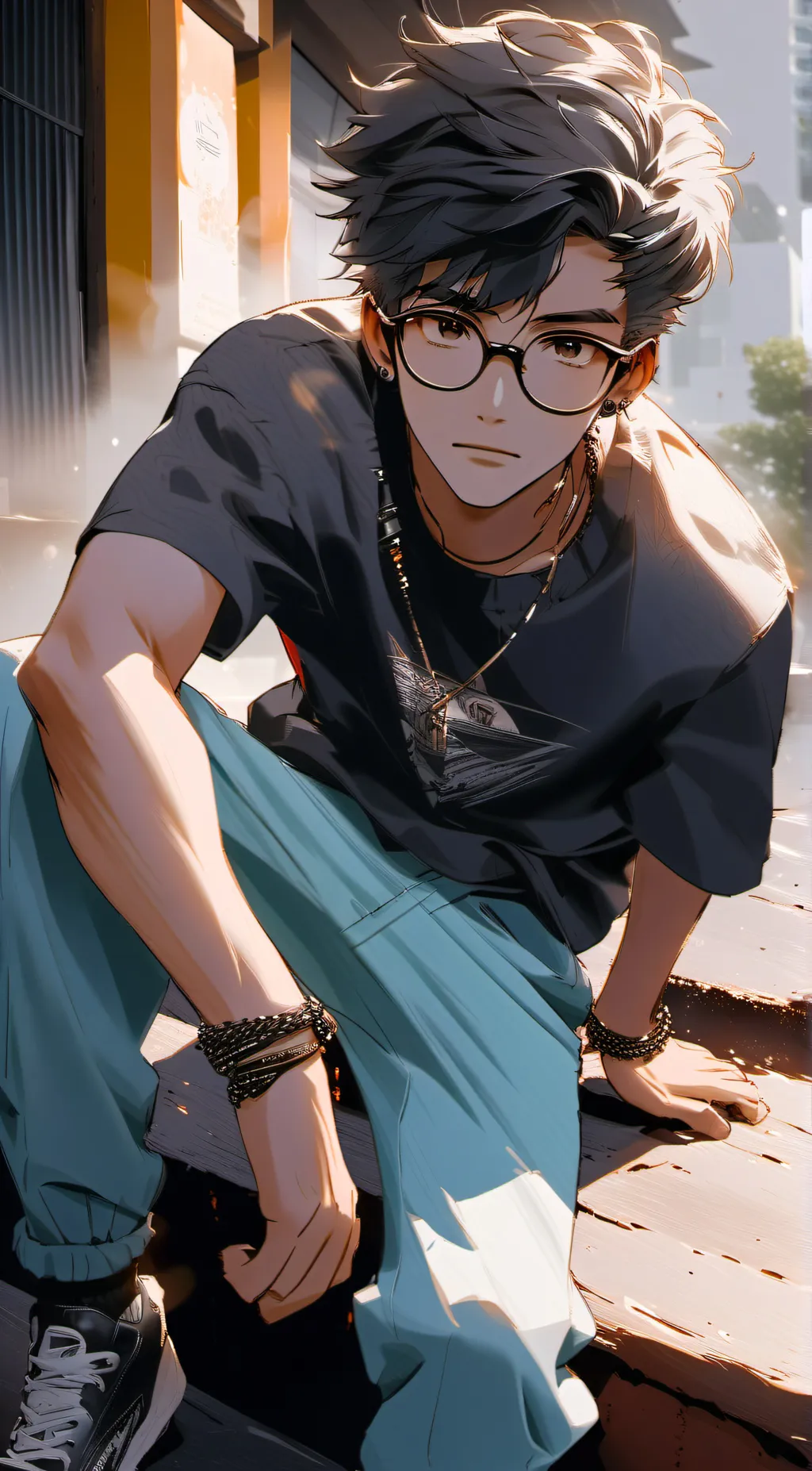 ai character: ✨AJ✨ background