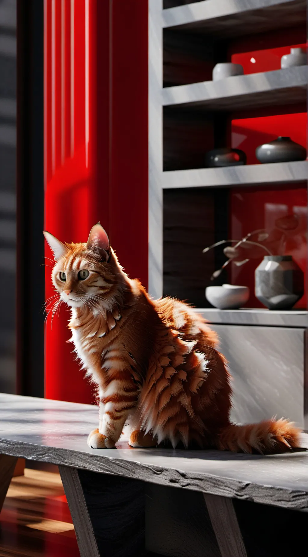 ai character: Simon the cat background