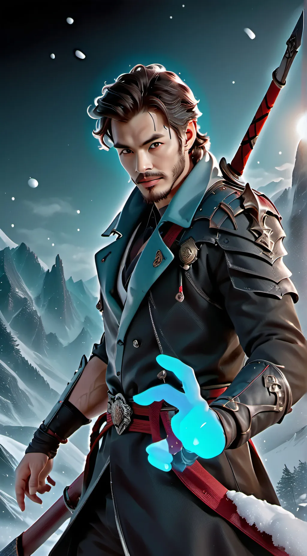 ai character: CAPTAIN 🔥 background