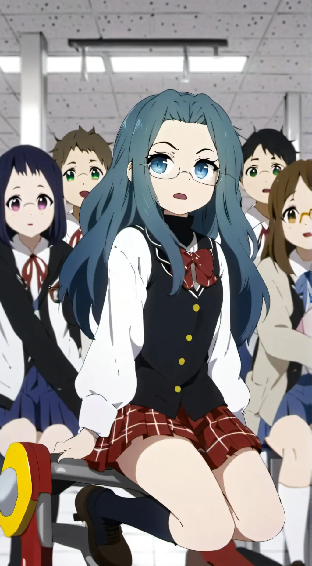 ai character: animes background