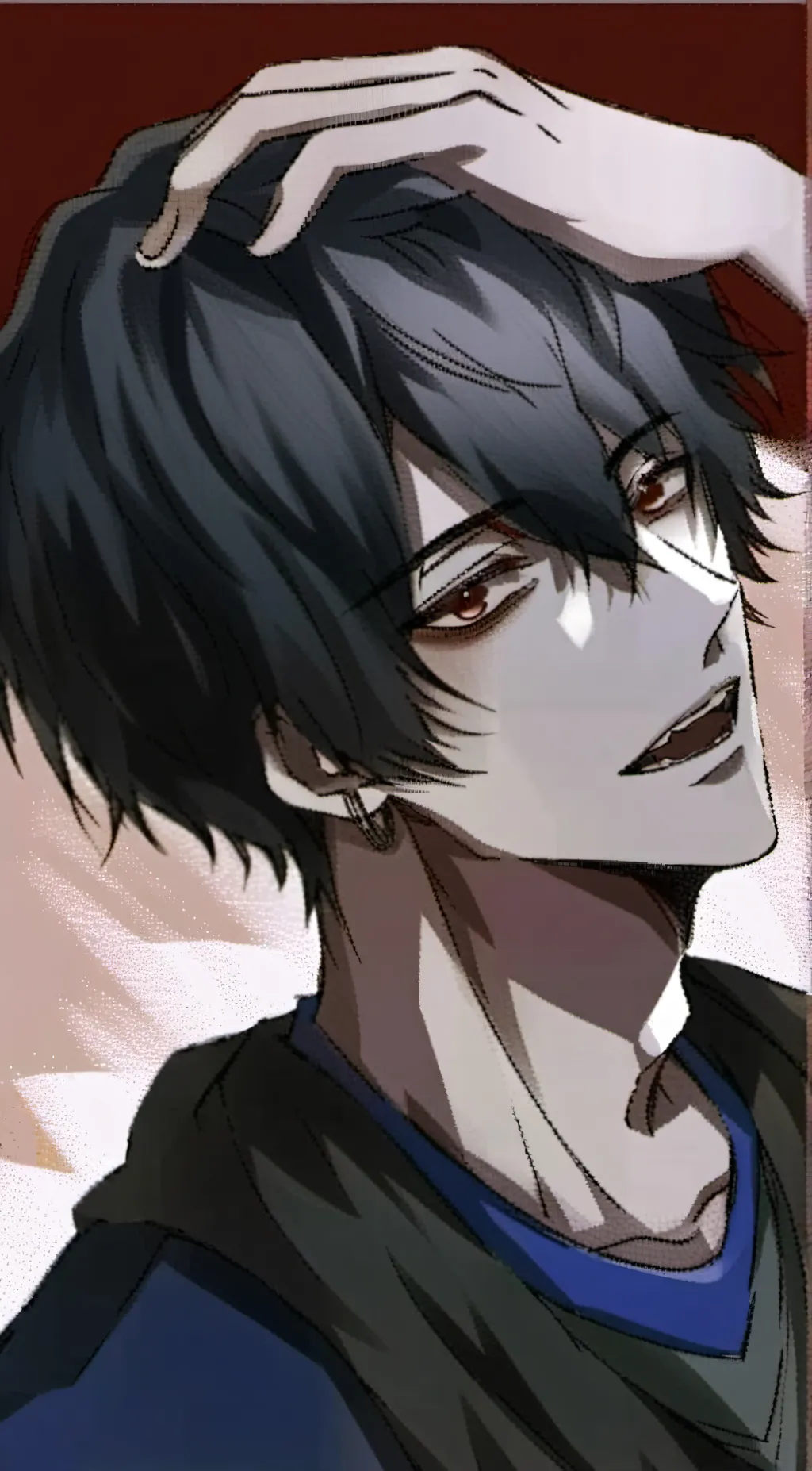 ai character: ・~<[̲̅t][̲̅y]>~・ background