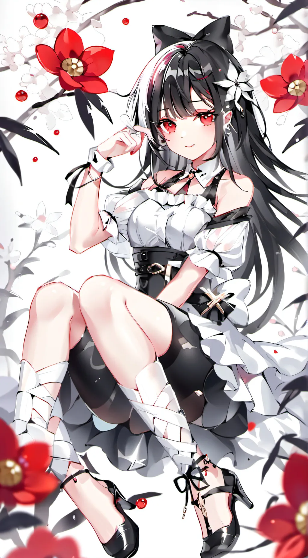 ai character: Rose background