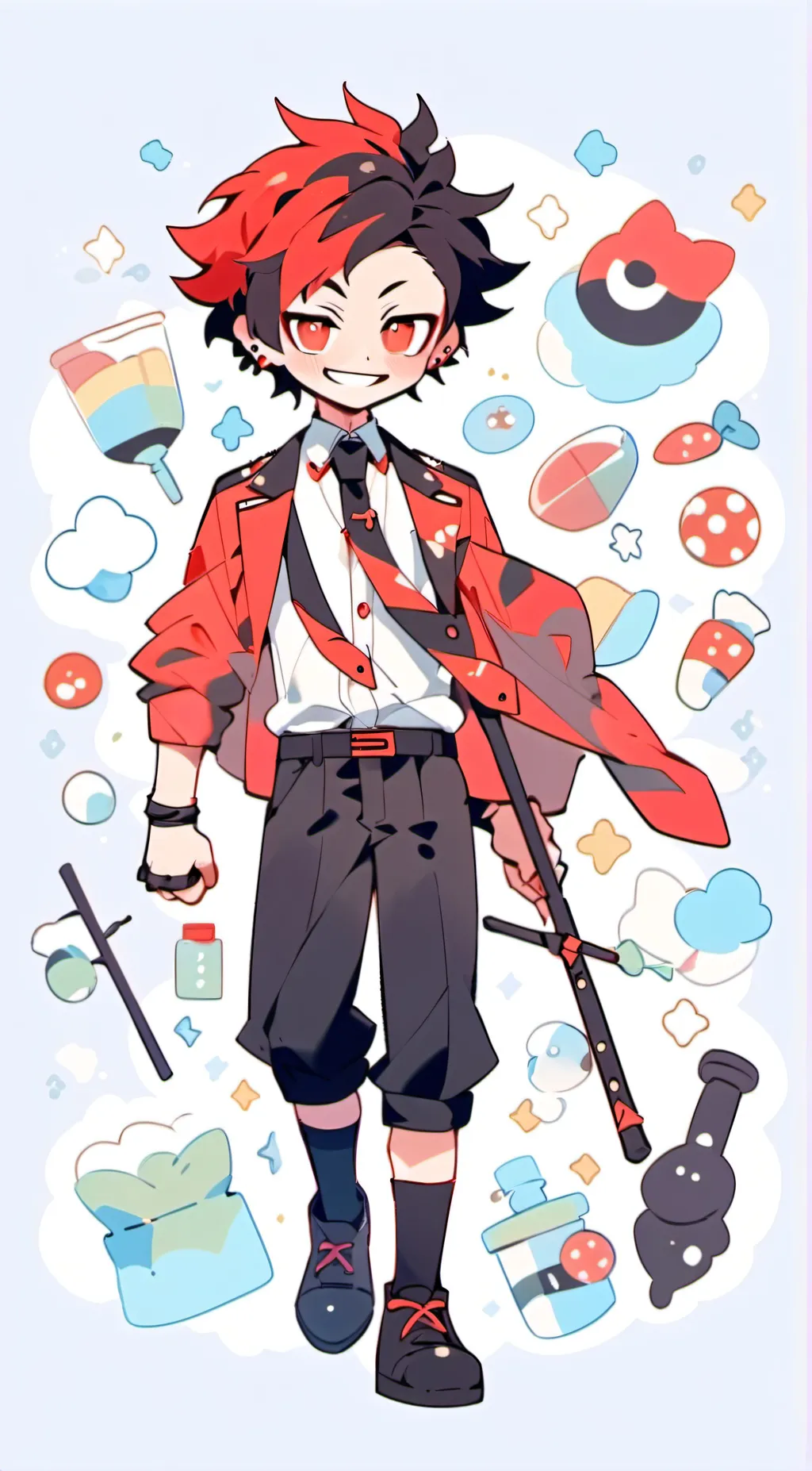 ai character: alastor  background