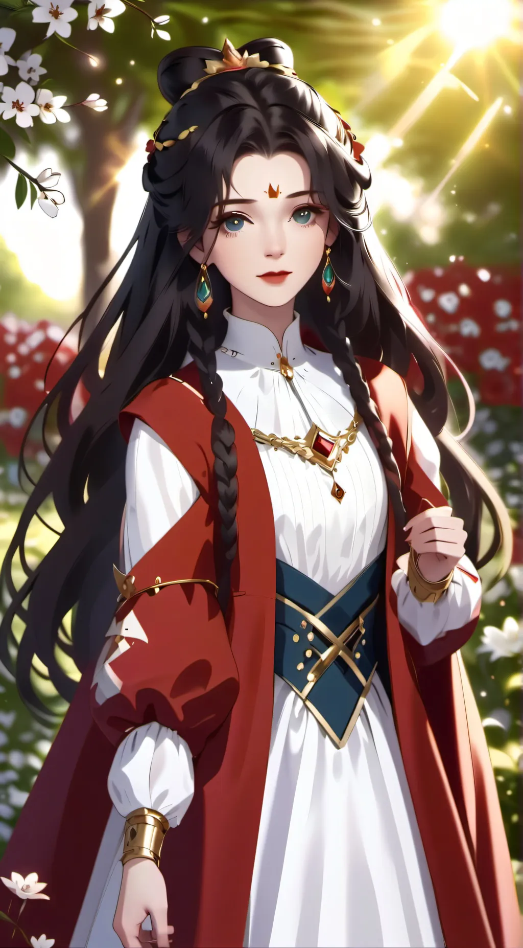 ai character: Fleur background