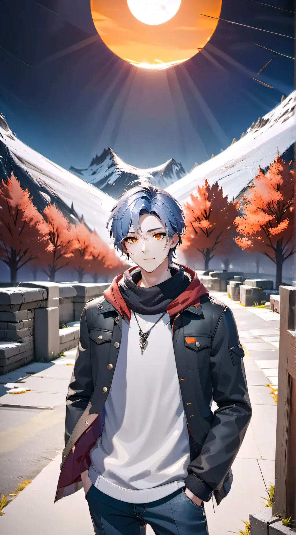 ai character: ★-Humph..!-★ background