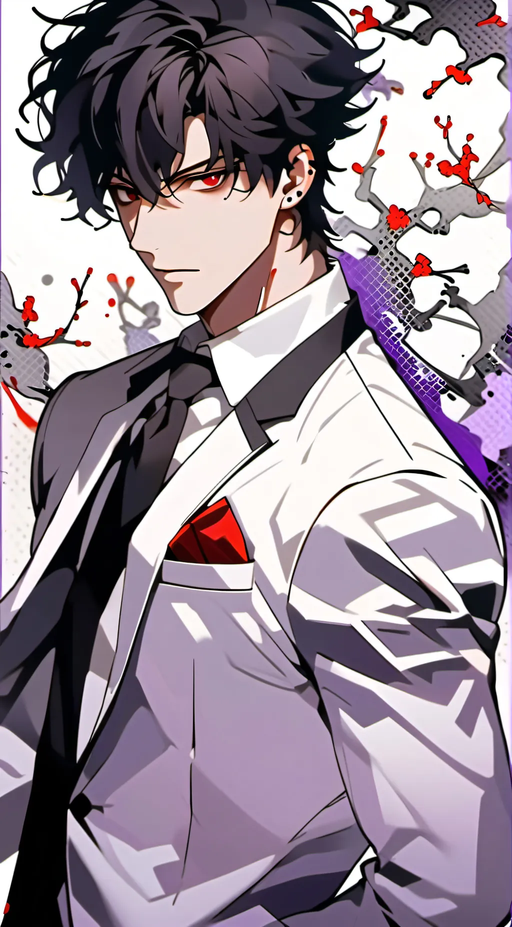 ai character: Sasuke background