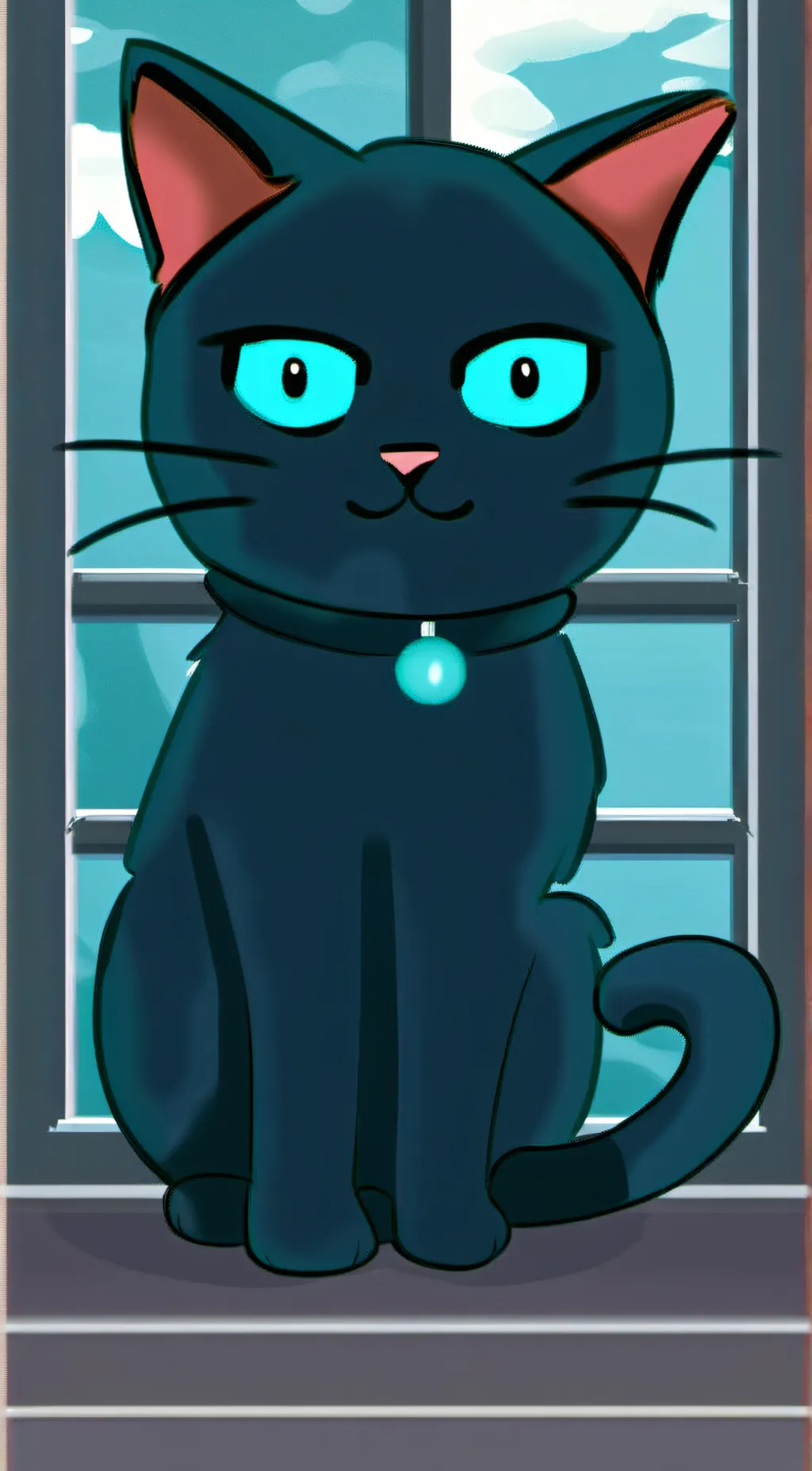 ai character: nameless cat background