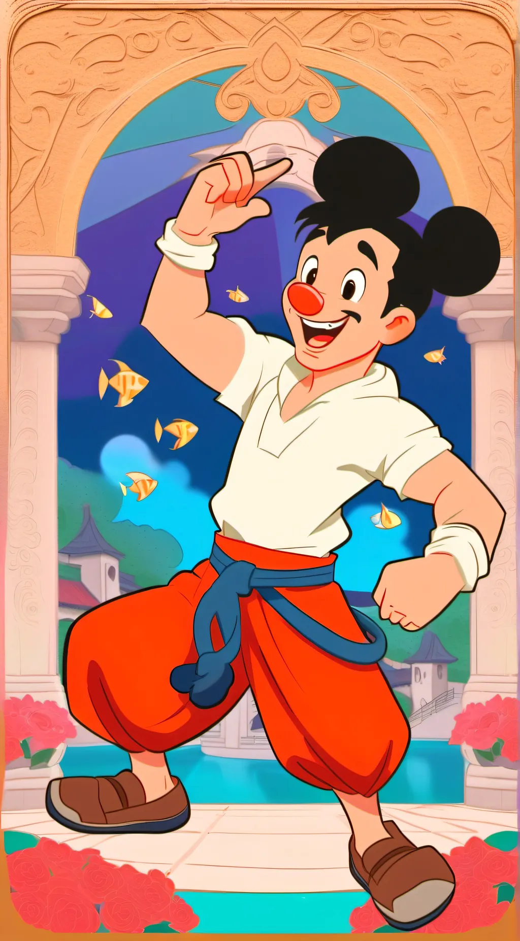 ai character: lamira background