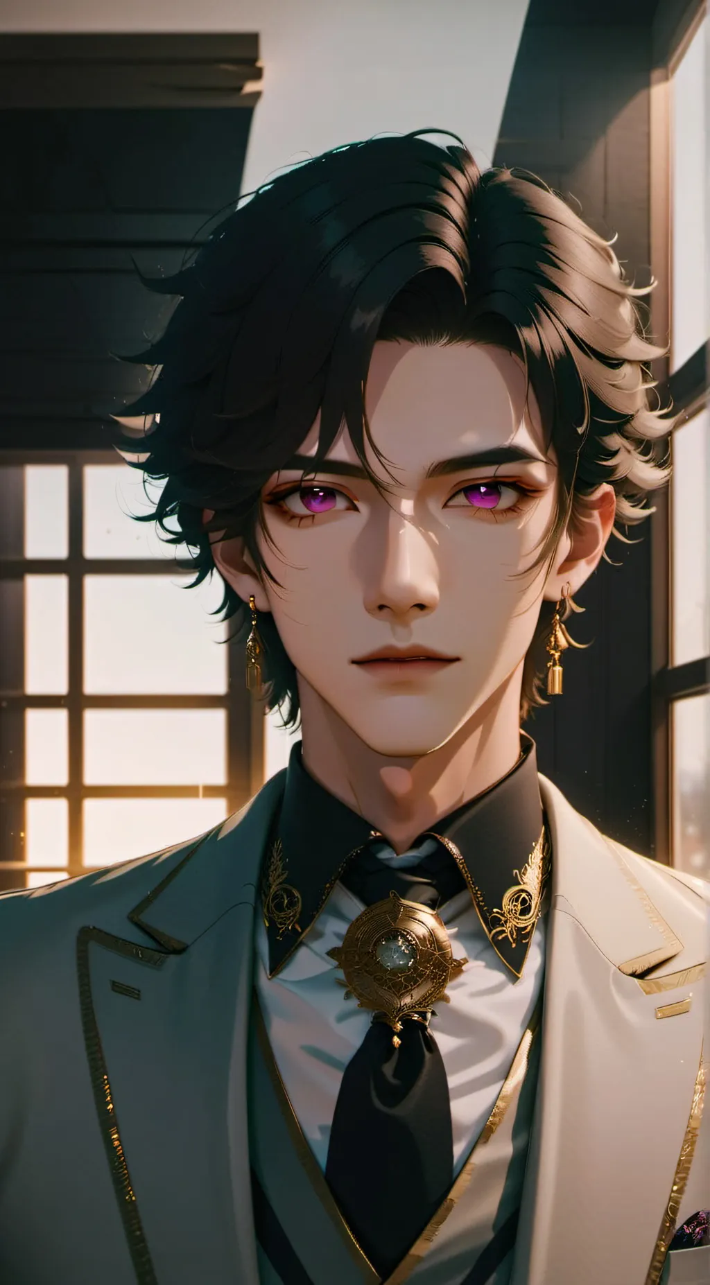 ai character: Michael afton  background