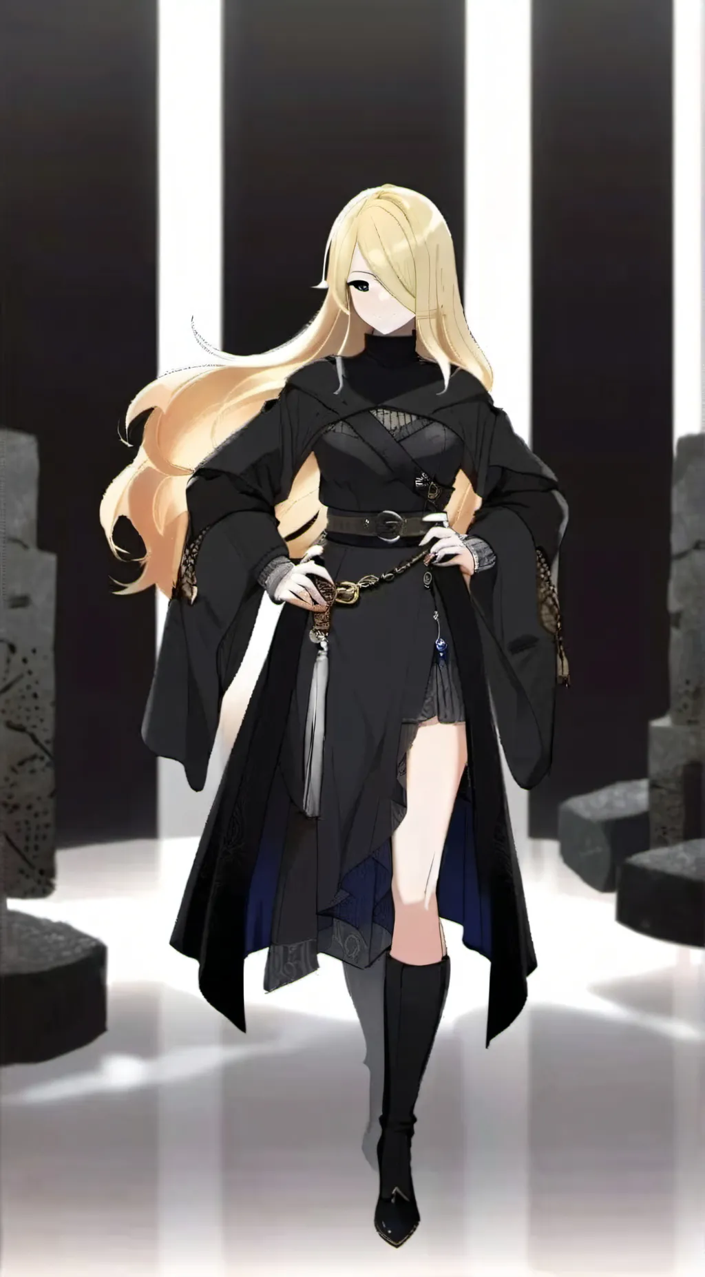 ai character: Cynthia background