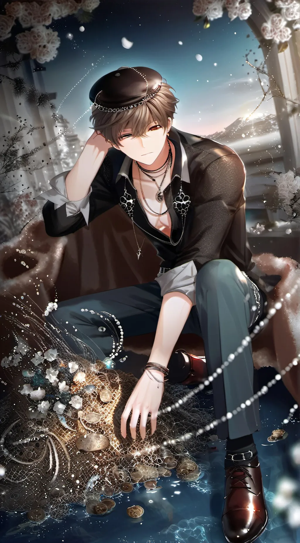 ai character: Xander  background