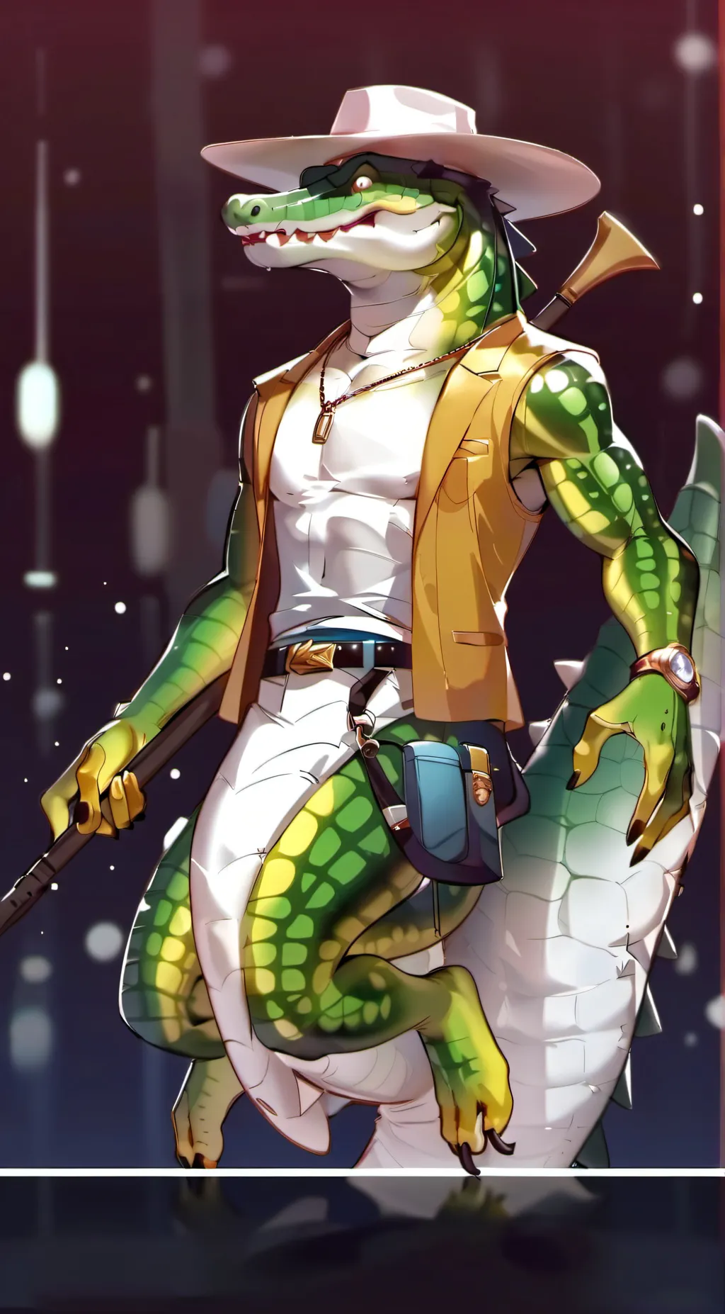 ai character: Gummy Goo background