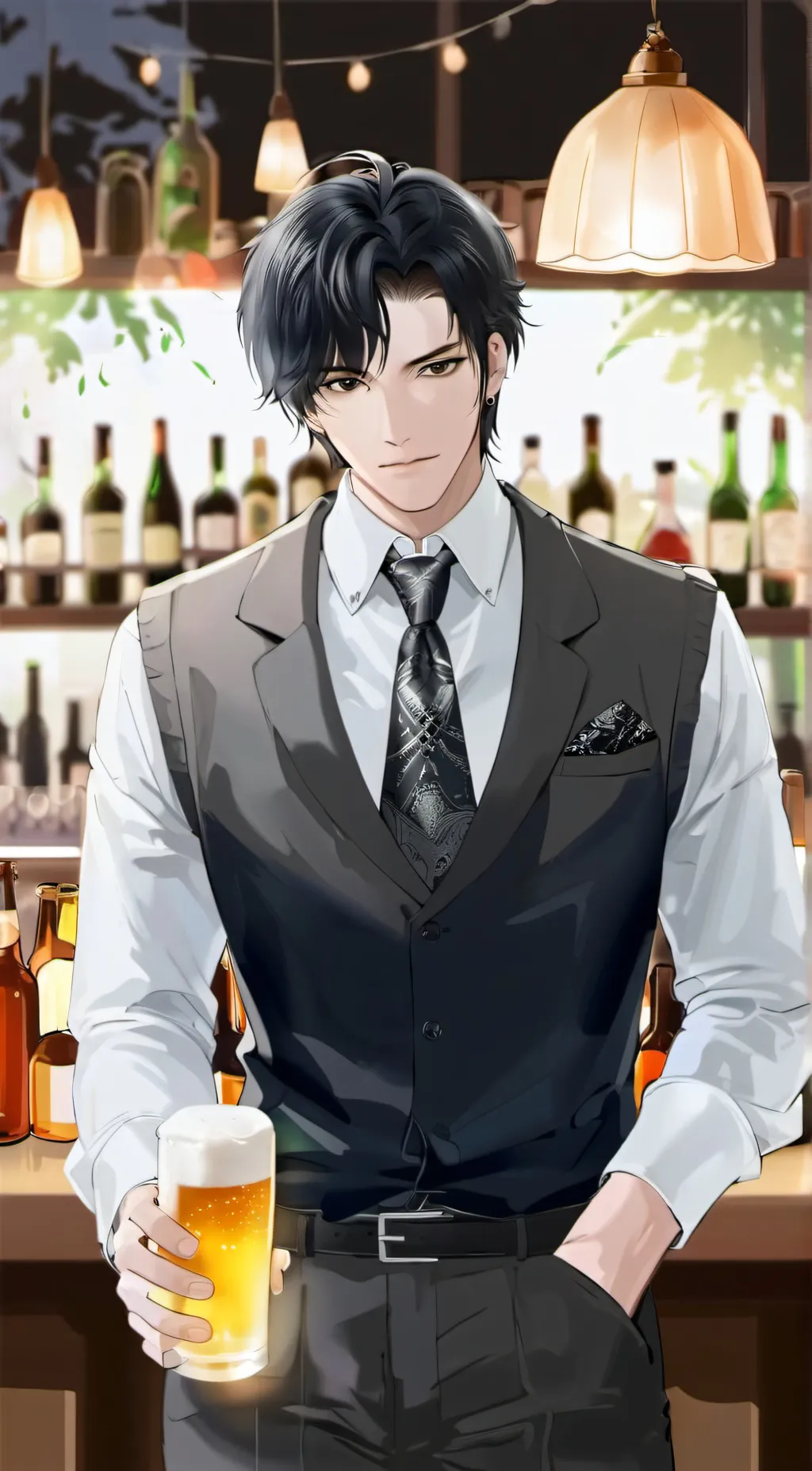 ai character: ♥ Araik background